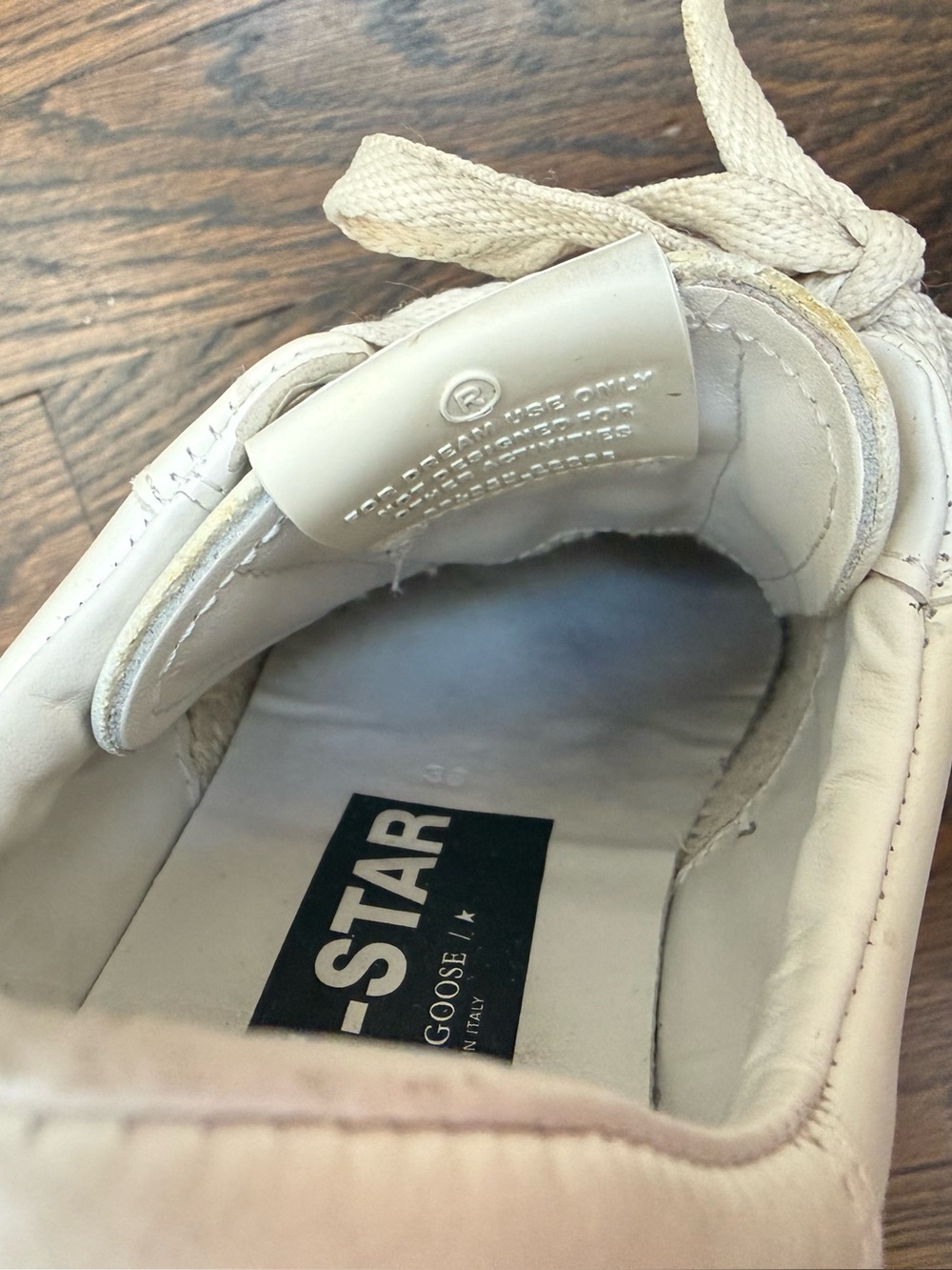 Golden Goose Pure Star White Sneakers size 36 - Picture 10 of 10